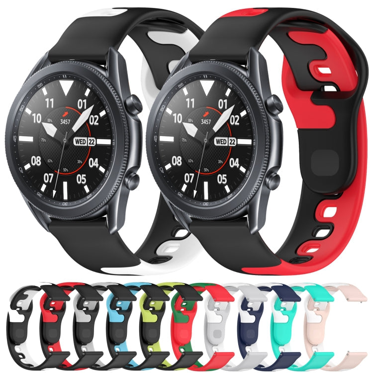 22mm Double Color Silicone Watch Band, Series 1-Reluova