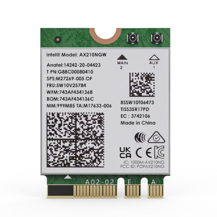 WAVLINK WN675X3M Tri-Band Wi-Fi 6E Network Card Module BT 5.2 5400Mbps Network Adapter