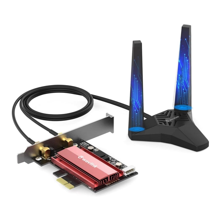 WAVLINK WN675X2-PCIE AX3000 PCIe WiFi Network Card 3000Mbps Tri-band Wireless Adapter My Store