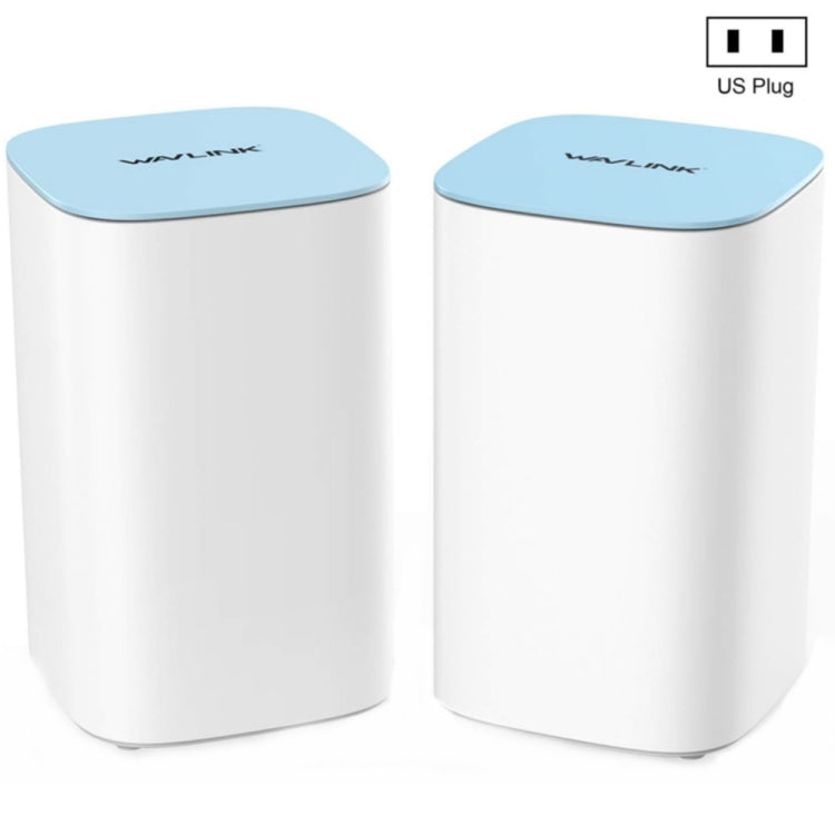 WAVLINK WN551K2 2pcs AC3000 WiFi Wireless Repeater Built-in Antenna Tri-Band Mesh Wireless Router