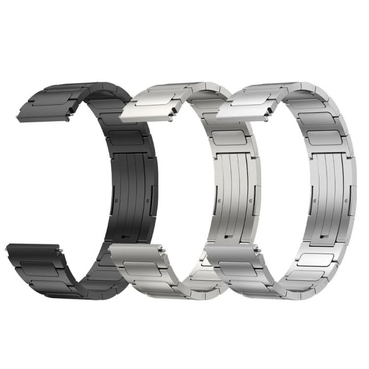 22mm I-Shaped Titanium Alloy Watch Band