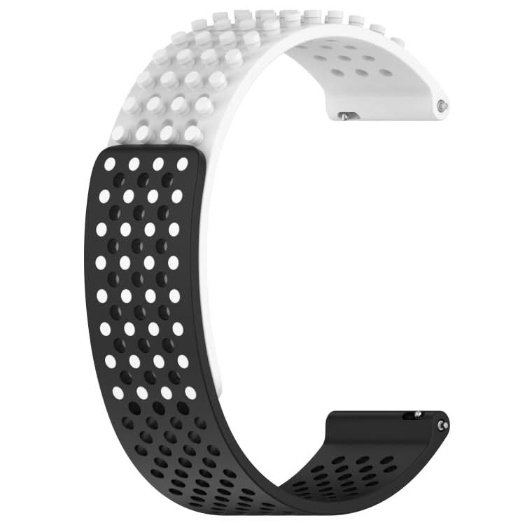 20mm Holes Breathable 3D Dots Silicone Watch Band, Series 7-Reluova