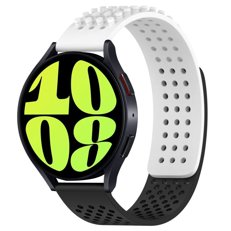 20mm Holes Breathable 3D Dots Silicone Watch Band, Series 5-Reluova