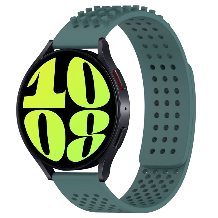 20mm Holes Breathable 3D Dots Silicone Watch Band, Series 5-Reluova