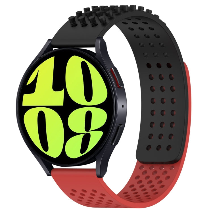 20mm Holes Breathable 3D Dots Silicone Watch Band, Series 5-Reluova