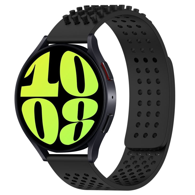 20mm Holes Breathable 3D Dots Silicone Watch Band, Series 5-Reluova