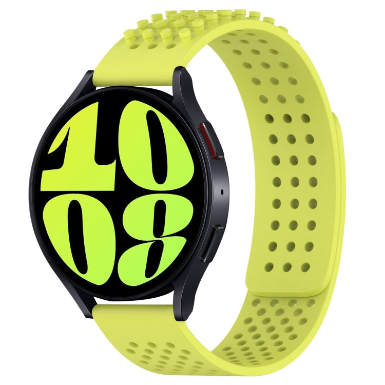 20mm Holes Breathable 3D Dots Silicone Watch Band, Series 5-Reluova