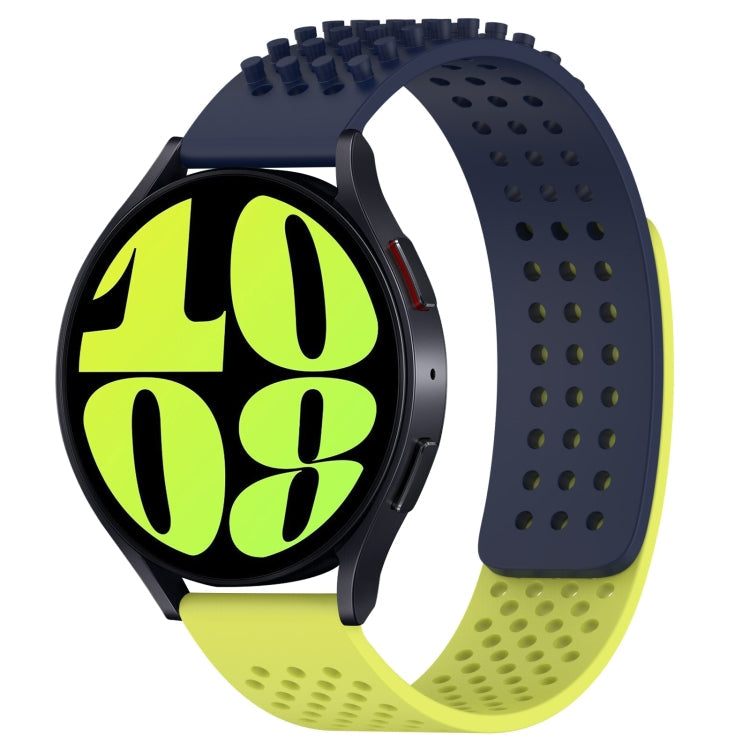 20mm Holes Breathable 3D Dots Silicone Watch Band, Series 5-Reluova