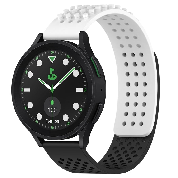 20mm Holes Breathable 3D Dots Silicone Watch Band, Series 1-Reluova