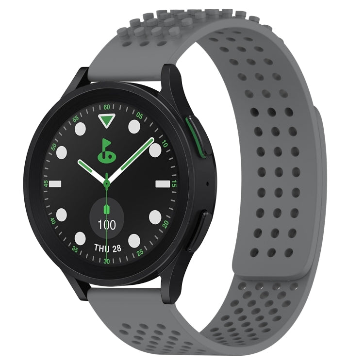 20mm Holes Breathable 3D Dots Silicone Watch Band, Series 1-Reluova