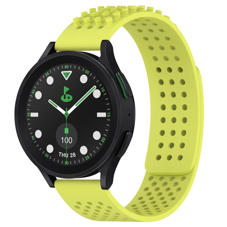 20mm Holes Breathable 3D Dots Silicone Watch Band, Series 1-Reluova