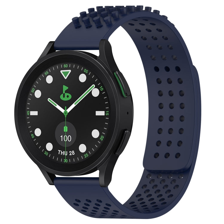 20mm Holes Breathable 3D Dots Silicone Watch Band, Series 1-Reluova