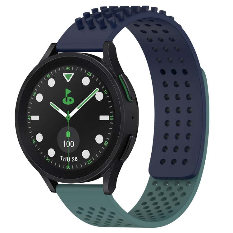 20mm Holes Breathable 3D Dots Silicone Watch Band, Series 1-Reluova