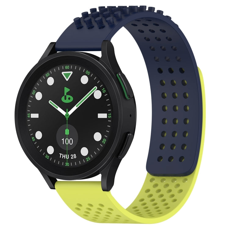 20mm Holes Breathable 3D Dots Silicone Watch Band, Series 1-Reluova