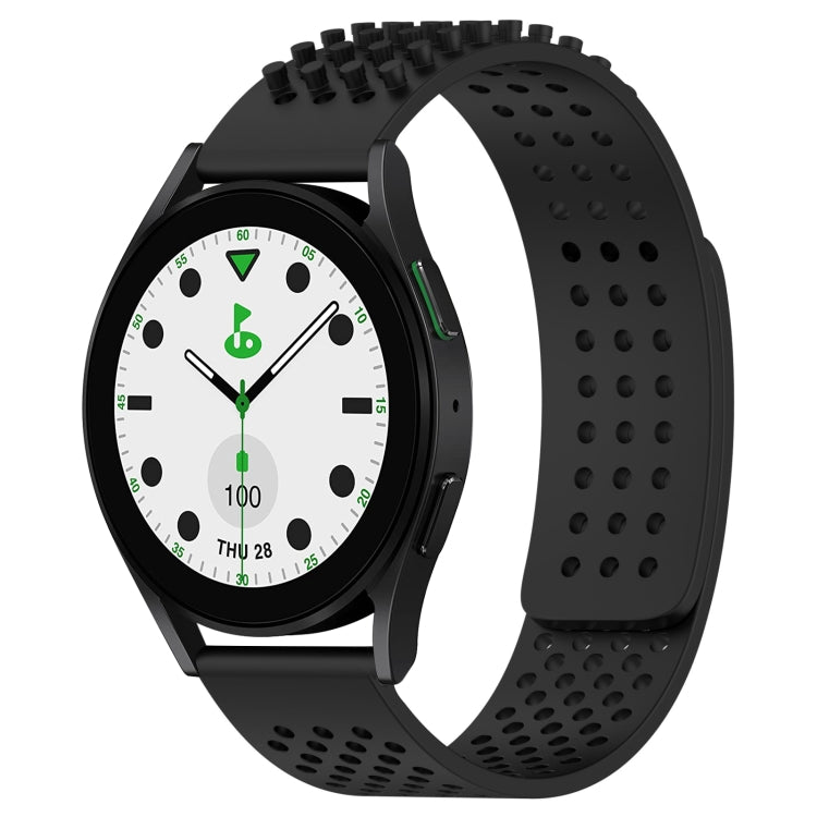 20mm Holes Breathable 3D Dots Silicone Watch Band, Series 5-Reluova