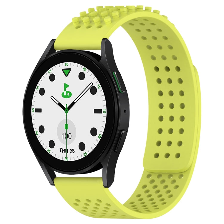 20mm Holes Breathable 3D Dots Silicone Watch Band, Series 5-Reluova