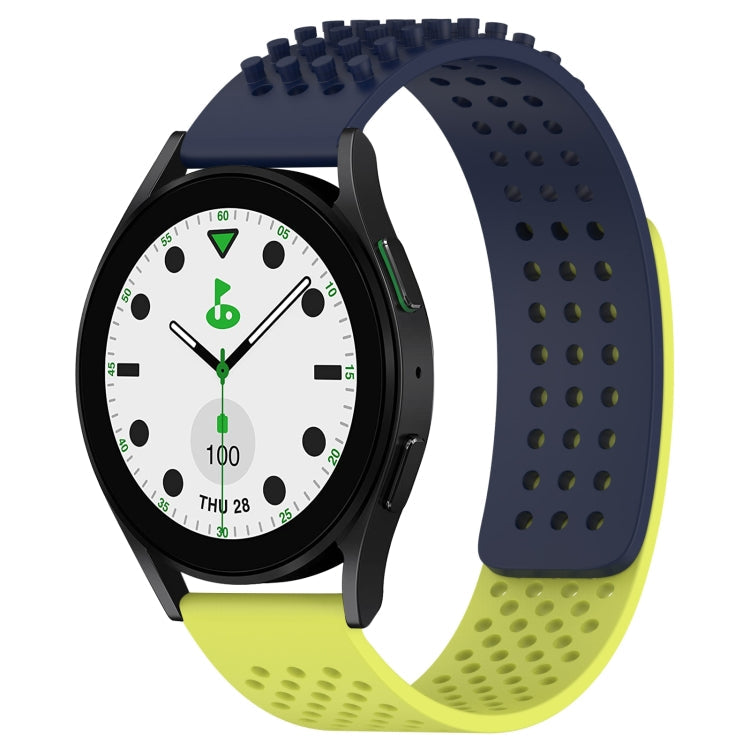 20mm Holes Breathable 3D Dots Silicone Watch Band, Series 5-Reluova