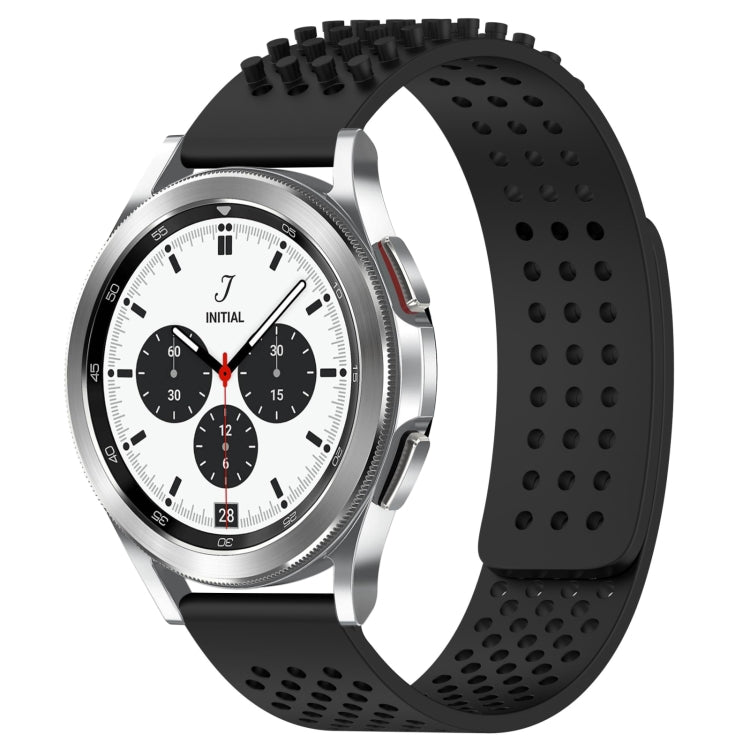 20mm Holes Breathable 3D Dots Silicone Watch Band, Series 3-Reluova