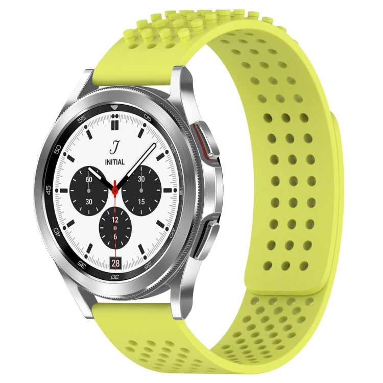 20mm Holes Breathable 3D Dots Silicone Watch Band, Series 3-Reluova