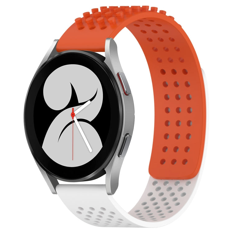 20mm Holes Breathable 3D Dots Silicone Watch Band, Series 4-Reluova