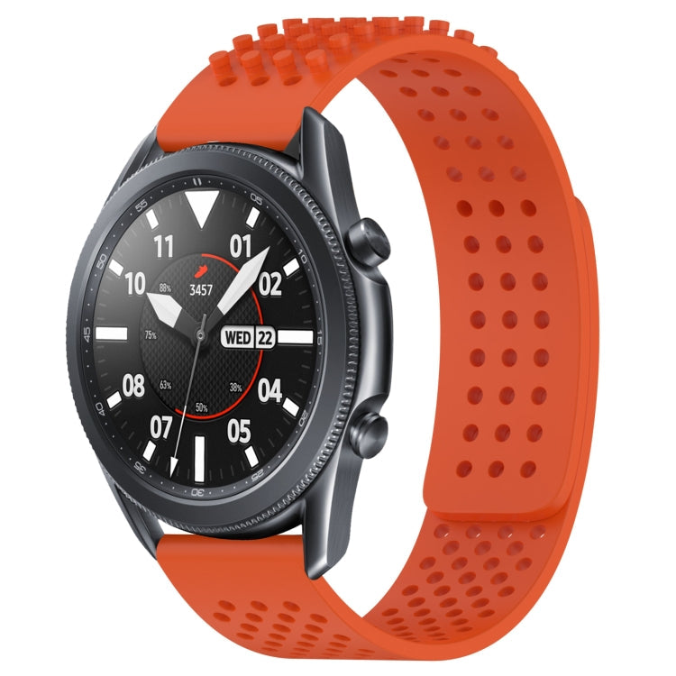 22mm Holes Breathable 3D Dots Silicone Watch Band, Series 1-Reluova