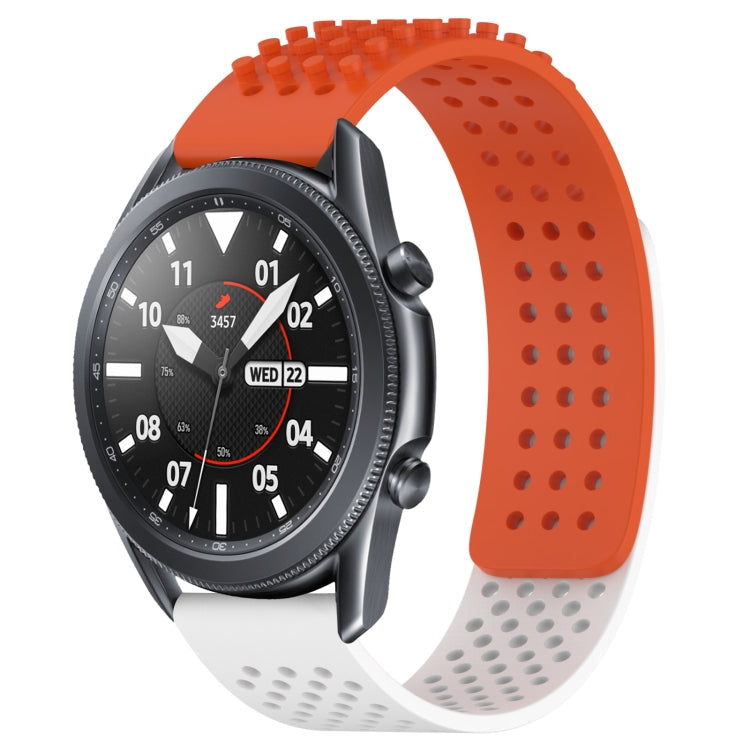 22mm Holes Breathable 3D Dots Silicone Watch Band, Series 1-Reluova