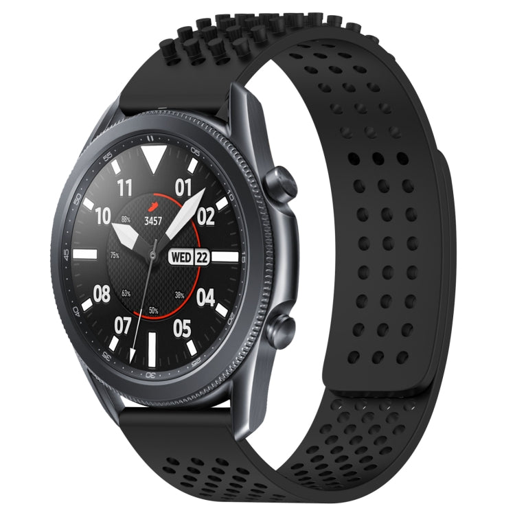 22mm Holes Breathable 3D Dots Silicone Watch Band, Series 1-Reluova