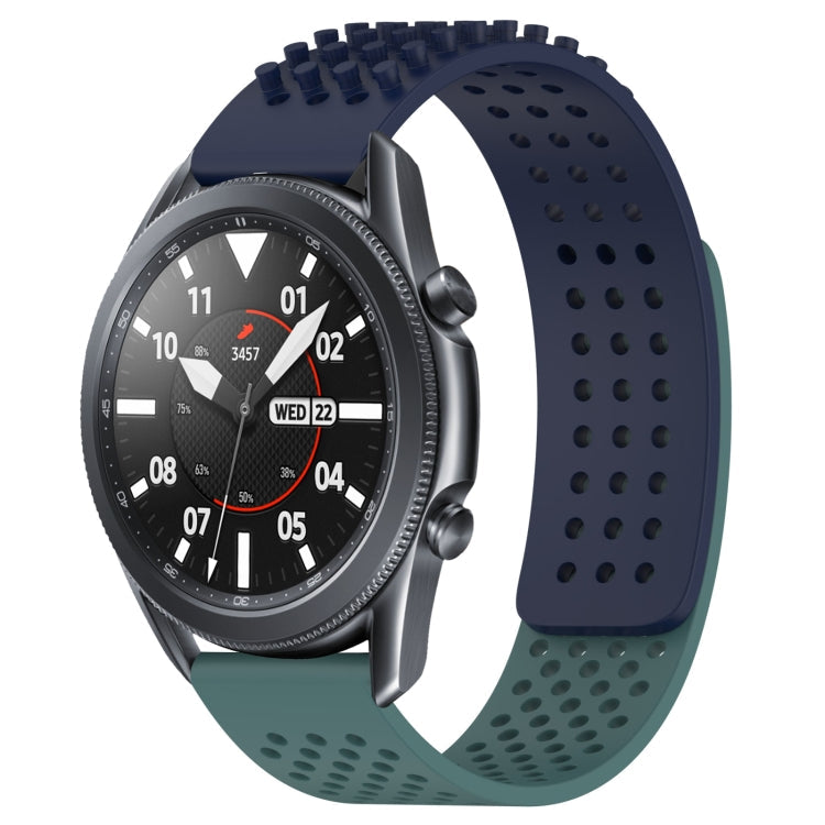 22mm Holes Breathable 3D Dots Silicone Watch Band, Series 1-Reluova