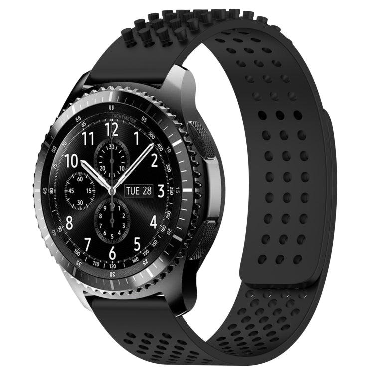 22mm Holes Breathable 3D Dots Silicone Watch Band, Series 2-Reluova