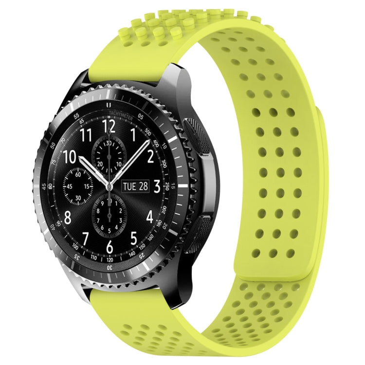 22mm Holes Breathable 3D Dots Silicone Watch Band, Series 2-Reluova