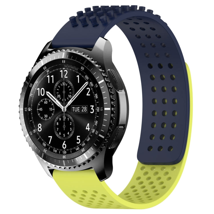 22mm Holes Breathable 3D Dots Silicone Watch Band, Series 2-Reluova