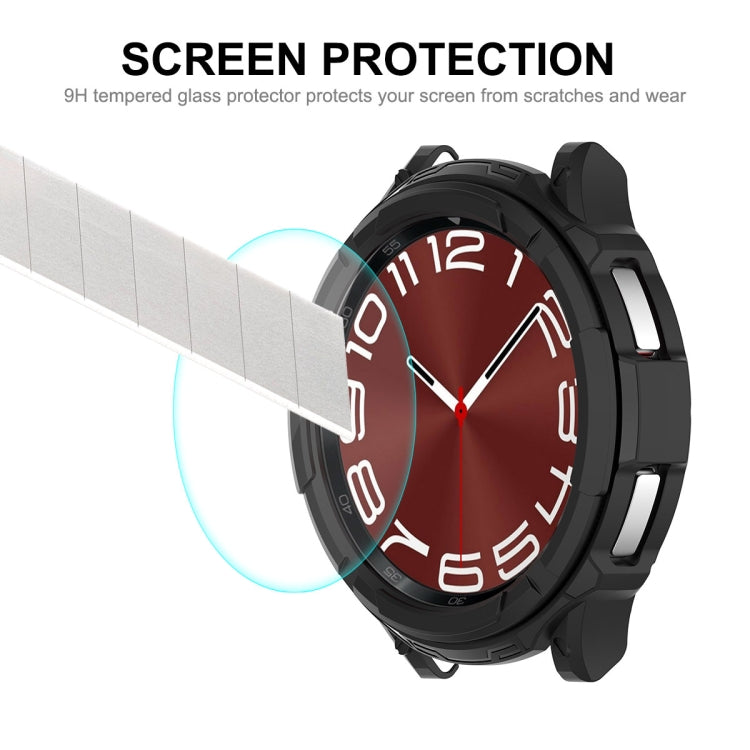 ENKAY Hat-Prince 2 in 1 TPU Armor Watch Case + 0.2mm 9H Tempered Glass Screen Protector