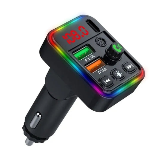 P19 Support U Disk Wireless 7-Colors LED Backlit Car MP3 Hands-Free Bluetooth Calling Car Audio Charger ÎҵÄÉ̵ê