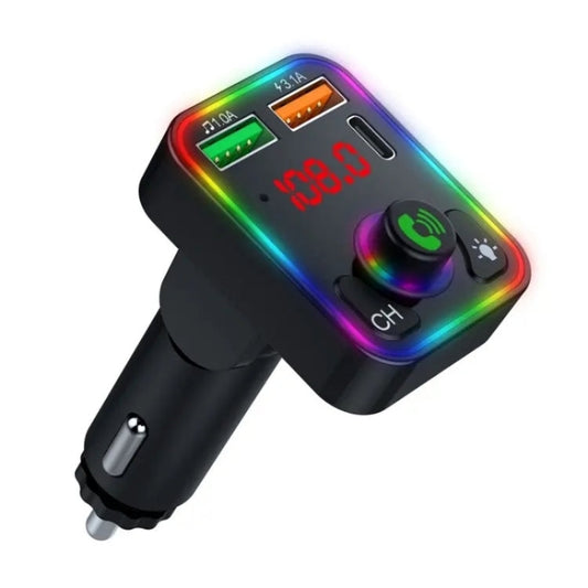 P3 Car Bluetooth Hands-Free AUX Audio Car MP3 Player FM Transmitter PD Fast Charger ÎҵÄÉ̵ê