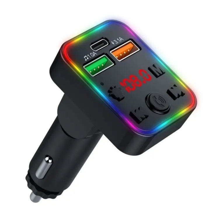 P22 Support MP3 Player USB Port Bluetooth FM Transmitter in-Car Adapter PD Car Charger ÎҵÄÉ̵ê