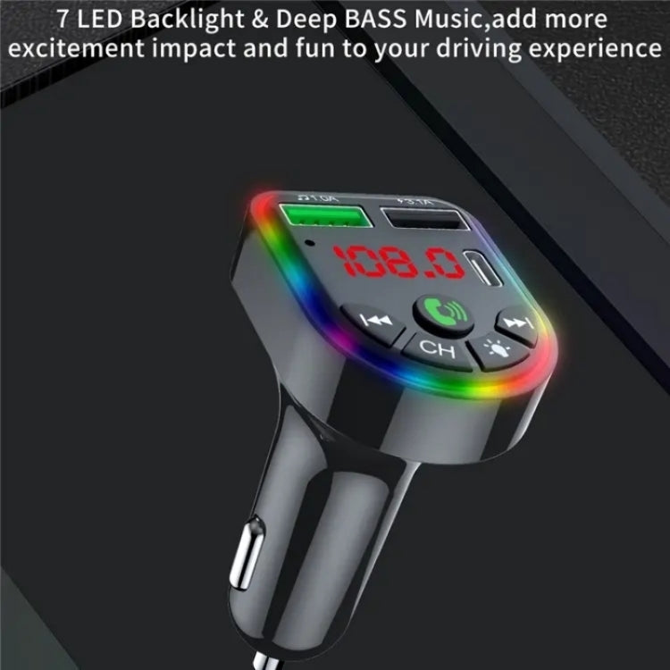 F20 Car MP3 Player PD + Fast USB Charger Handsfree Bluetooth FM Transmitter Car Kit Adapter ÎҵÄÉ̵ê