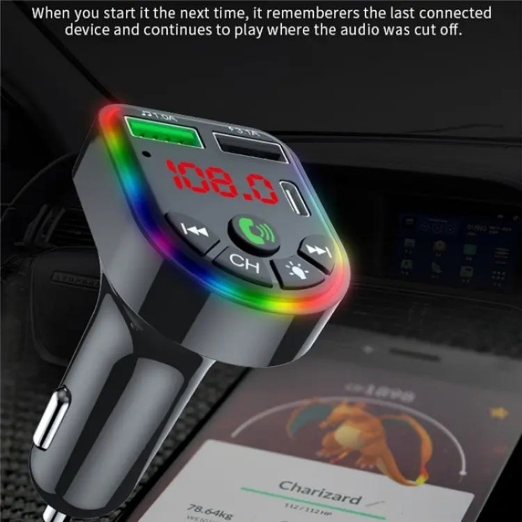 F20 Car MP3 Player PD + Fast USB Charger Handsfree Bluetooth FM Transmitter Car Kit Adapter ÎҵÄÉ̵ê