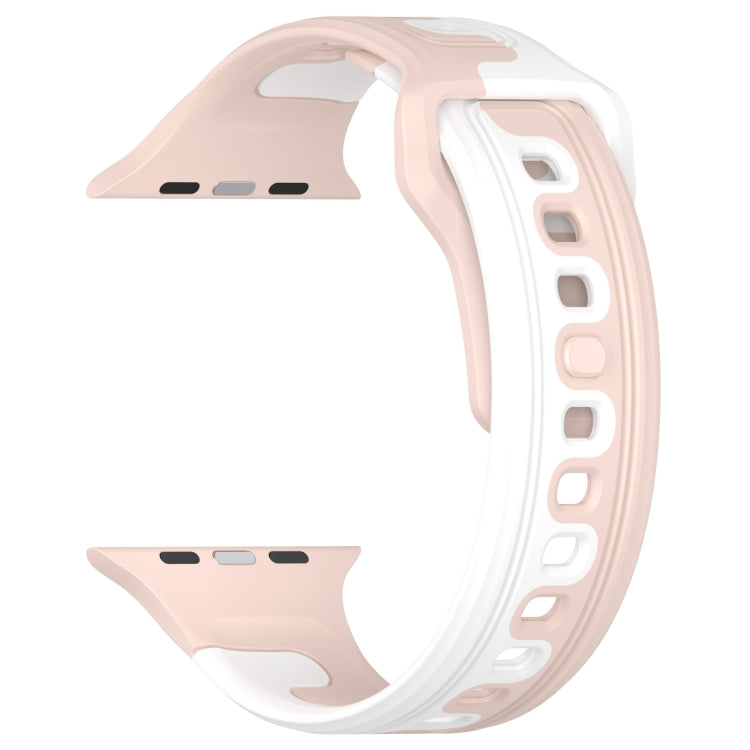 Double Color Silicone Watch Band, Series 6