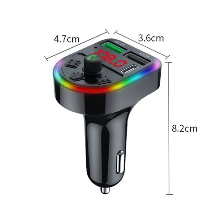 F21 PD + USB Car Charger Bluetooth Car Adapter Handsfree Call FM Transmitter MP3 Music Player ÎҵÄÉ̵ê