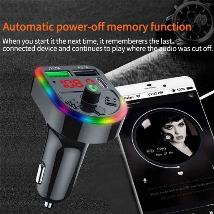 F21 PD + USB Car Charger Bluetooth Car Adapter Handsfree Call FM Transmitter MP3 Music Player ÎҵÄÉ̵ê