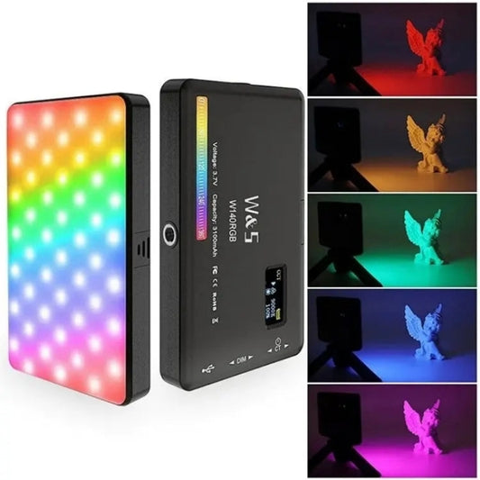 VLOGLITE W140RGB For Vlogging Photography LED Video Light Full Color RGB Camera Fill Light My Store