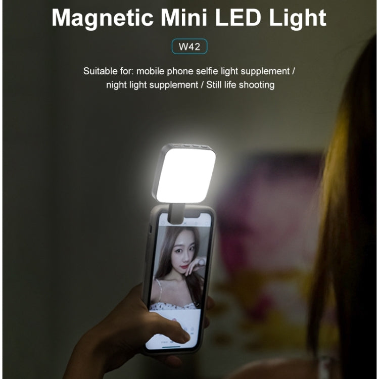 VLOGLITE W42 Laptop Magnetic Mini LED Fill Light Rechargeable Selfie Light Portable Phone Light