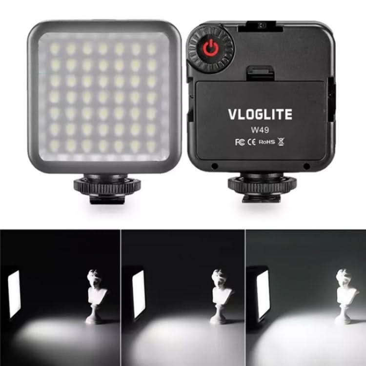 VLOGLITE W49 Photography Cell Phone Live Streaming Beauty Lights Mini Fill Light LED Camera Light My Store