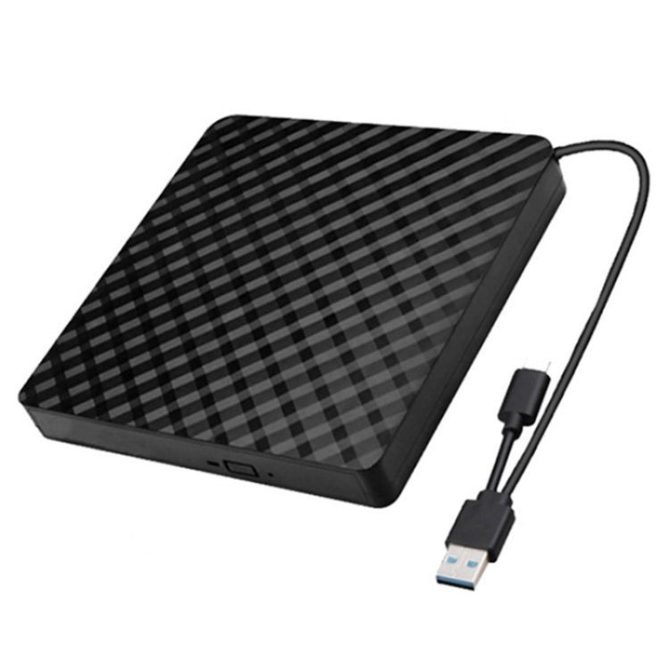 BT699 USB / Type-C External Optical Drive Case Laptop DVD Burner Portable Slim Disc Player