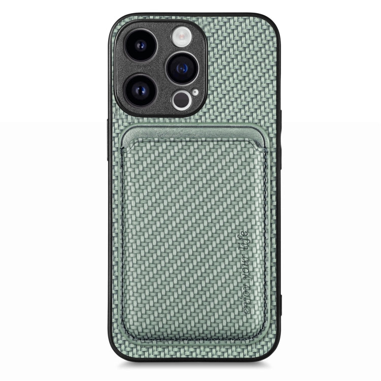 Carbon Fiber Leather Card Magsafe Phone Case, Series 1