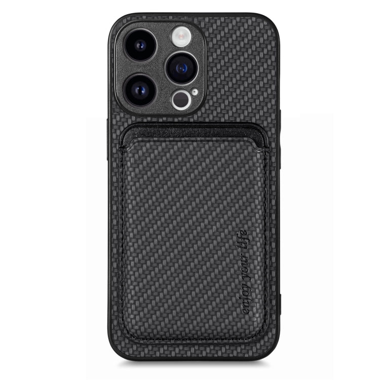 Carbon Fiber Leather Card Magsafe Phone Case, Series 2