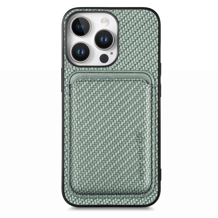 Carbon Fiber Leather Card Magsafe Phone Case, Series 1