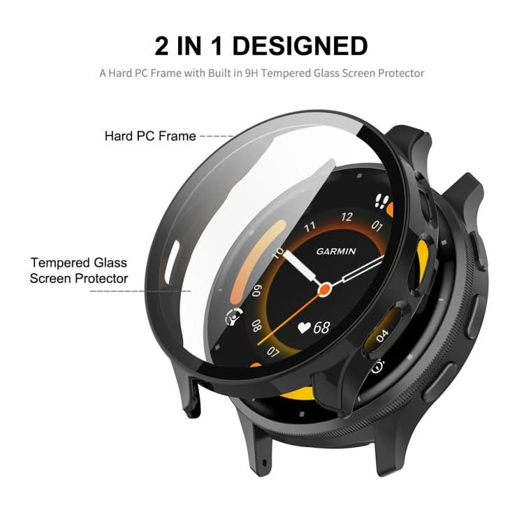 ENKAY Hat-Prince Full Coverage PC + Tempered Glass Film Integrated Watch Case