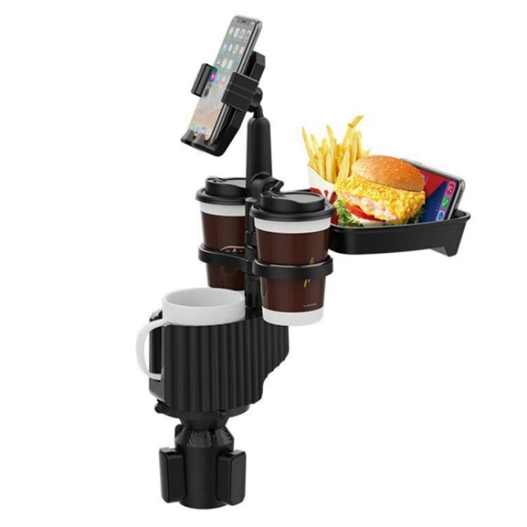 A06 Multifunctional Car Cup Mug Bottle Holder Mobile Phone Mount Stand Food Snack Tray Table