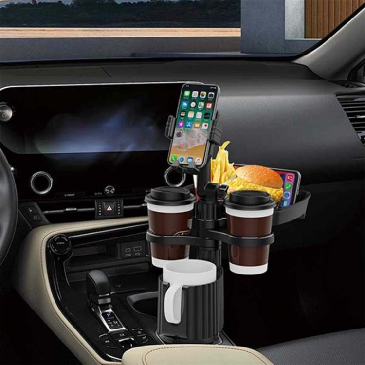 A06 Multifunctional Car Cup Mug Bottle Holder Mobile Phone Mount Stand Food Snack Tray Table